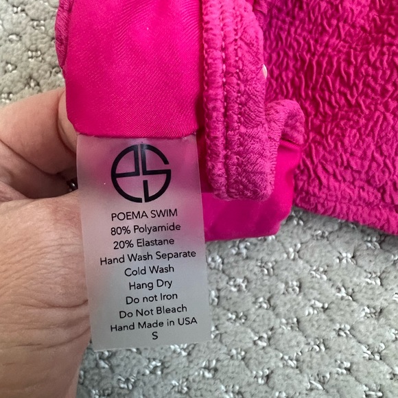 Poema Swim Pink upside down Triangle Bikini - Picture 4 of 8